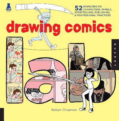 Book cover for Drawing Comics Lab