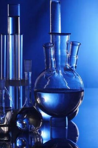 Cover of Cool Blue Beakers and Bottles in a Chemistry Lab