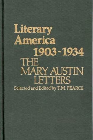 Cover of Literary America, 1903-1934