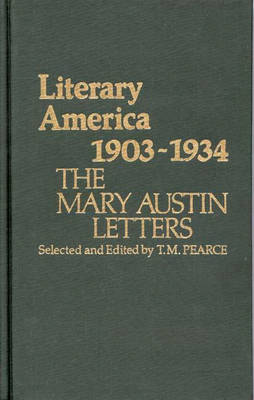 Book cover for Literary America, 1903-1934