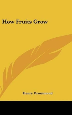 Book cover for How Fruits Grow