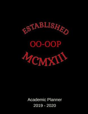 Book cover for 2019 - 2020 Academic Planner