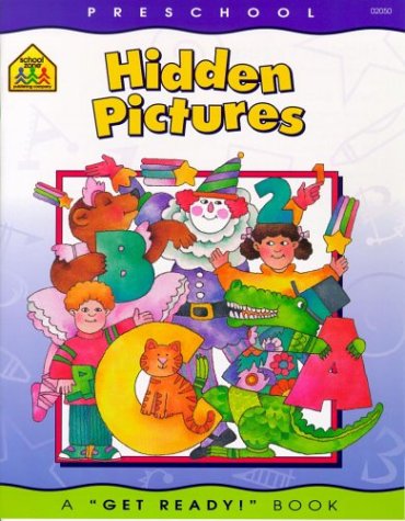 Book cover for School Zone Pre Hidden Pictures Wkbk