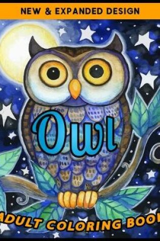 Cover of Owl ADULT COLORING BOOK