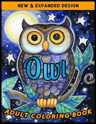 Book cover for Owl ADULT COLORING BOOK