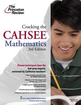 Book cover for The Princeton Review Cracking the CAHSEE Mathematics