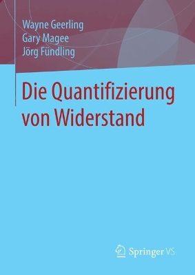 Book cover for Die Quantifizierung von Widerstand