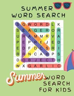 Book cover for Summer Word Search for Kids