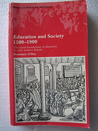 Cover of Education and Society, 1500-1800