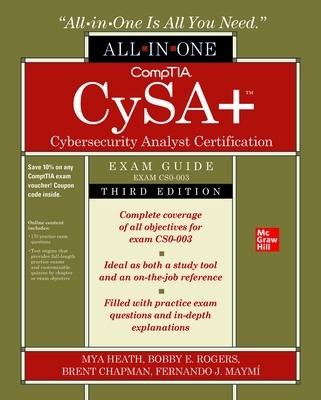 Book cover for CompTIA CySA+ Cybersecurity Analyst Certification All-in-One Exam Guide, Third Edition (Exam CS0-003)