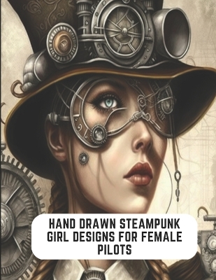 Book cover for Hand Drawn Steampunk Girl Designs for Female Pilots