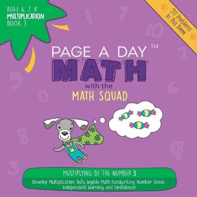 Book cover for Page a Day Math Multiplication Book 3