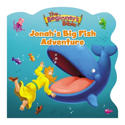 Book cover for The Beginner's Bible Jonah's Big Fish Adventure