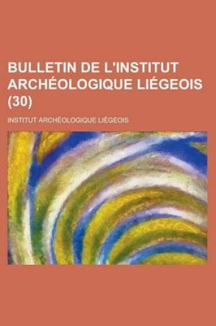 Cover of Bulletin de L'Institut Archeologique Liegeois (30 )