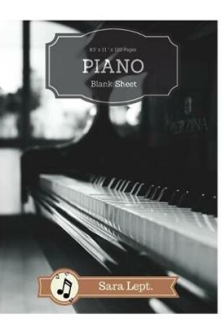 Cover of Piano Blank Sheet