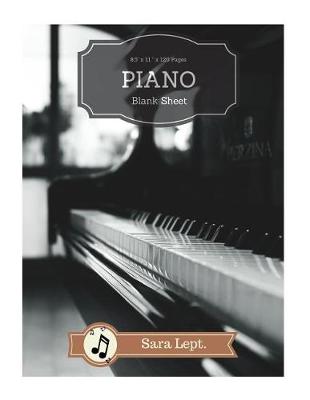 Book cover for Piano Blank Sheet