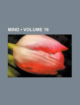 Book cover for Mind (Volume 16)