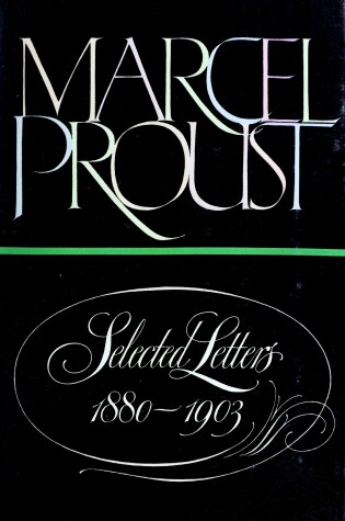 Cover of Marcel Proust, Selected Letters