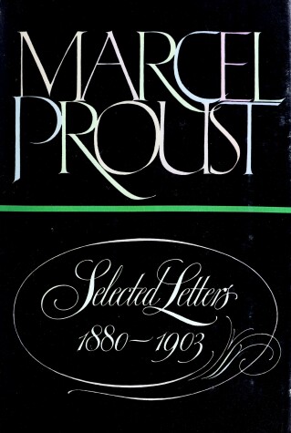 Book cover for Marcel Proust, Selected Letters