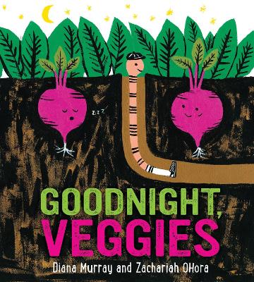 Book cover for Goodnight, Veggies Board Book