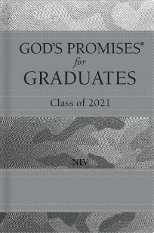 Cover of God's Promises for Graduates: Class of 2021 - Silver Camouflage NIV