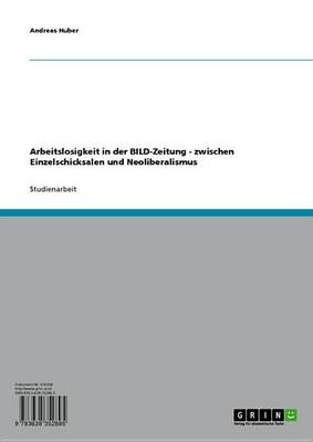 Book cover for Arbeitslosigkeit in Der Bild-Zeitung