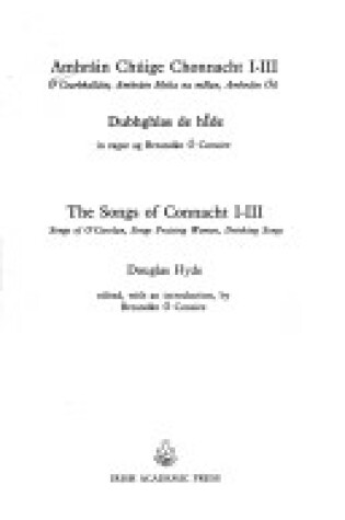 Cover of Songs of Connacht