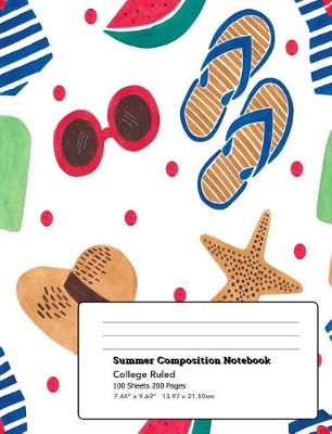 Book cover for Summer Composition Notebook