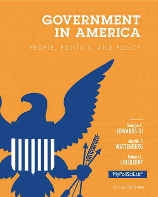 Book cover for NEW MyLab Political Science with Pearson eText  -- Standalone Access Card -- for Government in America