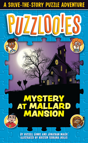 Book cover for Puzzloonies! Mystery at Mallard Mansion