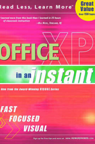 Cover of Office XP in an Instant