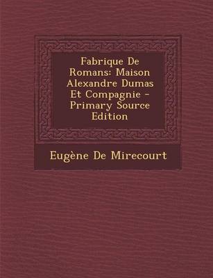 Book cover for Fabrique de Romans