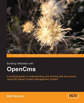 Book cover for Building Websites with OpenCms