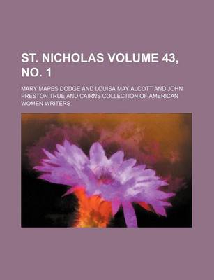 Book cover for St. Nicholas Volume 43, No. 1