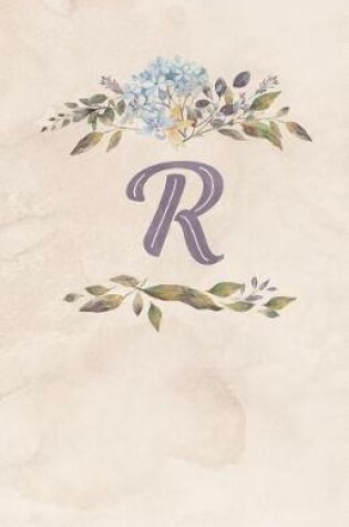 Cover of Vintage Floral Monogram Journal - R