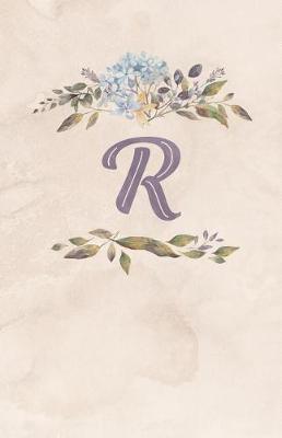 Book cover for Vintage Floral Monogram Journal - R