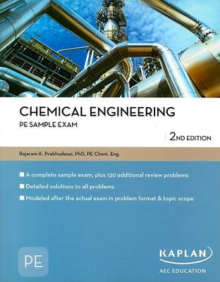 Book cover for Chemical Engineering PE Sample Exam