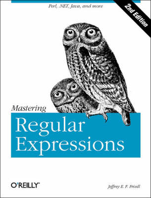 Book cover for Mastering Regular Expressions