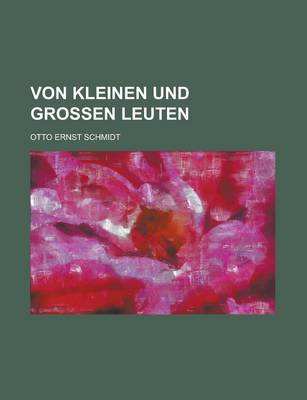 Book cover for Von Kleinen Und Grossen Leuten