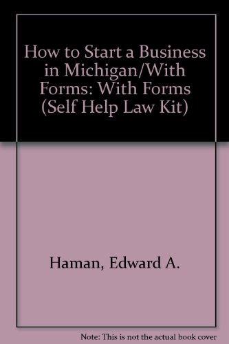 Book cover for How to Start a Business in Michigan