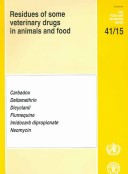 Cover of Residues of Some Veterinary Drugs in Animals and Foods