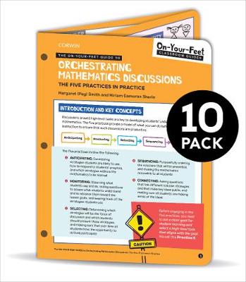 Cover of BUNDLE: Smith: The On-Your-Feet Guide to Orchestrating Mathematics Discussions: 10 Pack