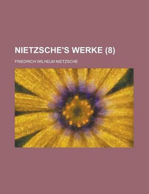 Book cover for Nietzsche's Werke (8)