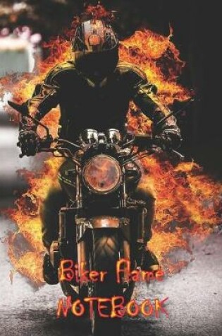 Cover of Biker Flame Notebook