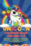 Book cover for Unicorn Coloring Book for Kids 3-8