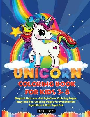 Book cover for Unicorn Coloring Book for Kids 3-8