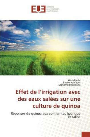 Cover of Effet de L Irrigation Avec Des Eaux Salees Sur Une Culture de Quinoa