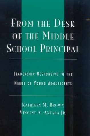 Cover of From the Desk of the Middle School Principal