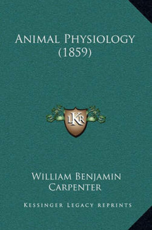 Cover of Animal Physiology (1859)