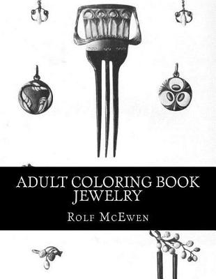 Book cover for Adult Coloring Book - Jewelry
